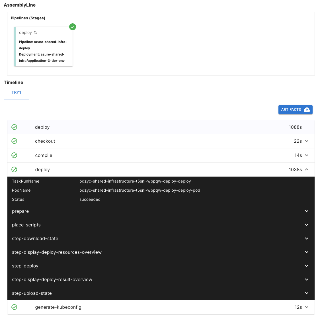 Azure AssemblyLineの実行手順